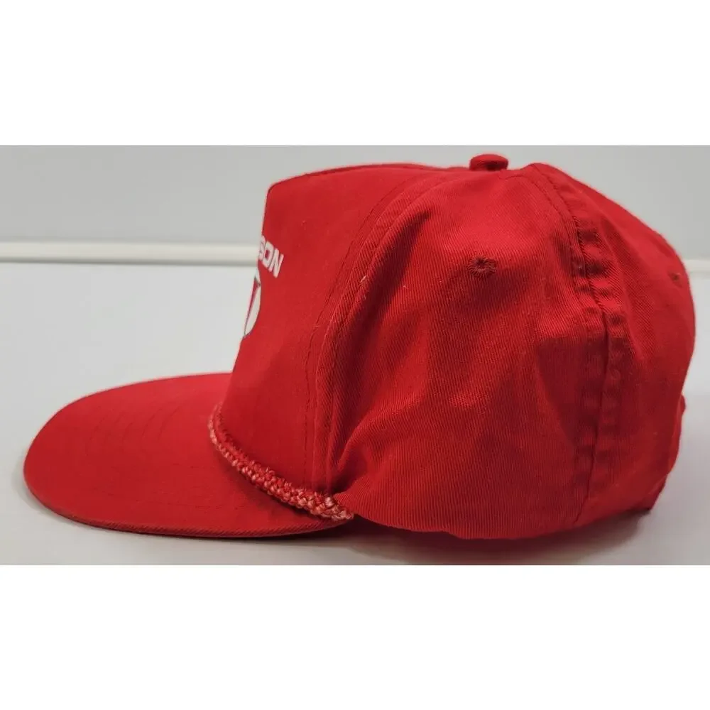 N) Harrison 1962 Adult Red Snapback Cotton Baseball Cap